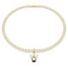 Colgante Idyllia con cortes variados, abeja, multicolor, chapado en tono dorado Colgante Idyllia con cortes variados, abeja, multicolor, chapado en tono dorado