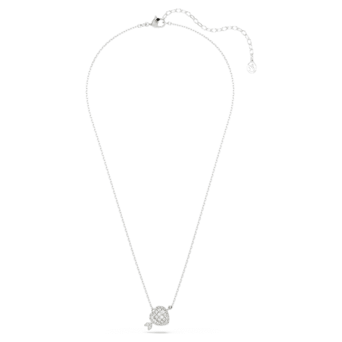 Colgante Idyllia con cortes variados, corazón con flecha, blanco, acabado en metales mixtos Colgante Idyllia con cortes variados, corazón con flecha, blanco, acabado en metales mixtos