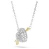 Colgante Idyllia con cortes variados, corazón con flecha, blanco, acabado en metales mixtos Colgante Idyllia con cortes variados, corazón con flecha, blanco, acabado en metales mixtos