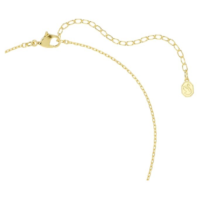 Colgante Idyllia con cortes variados, corazón, llave, rosa, chapado en tono dorado Colgante Idyllia con cortes variados, corazón, llave, rosa, chapado en tono dorado