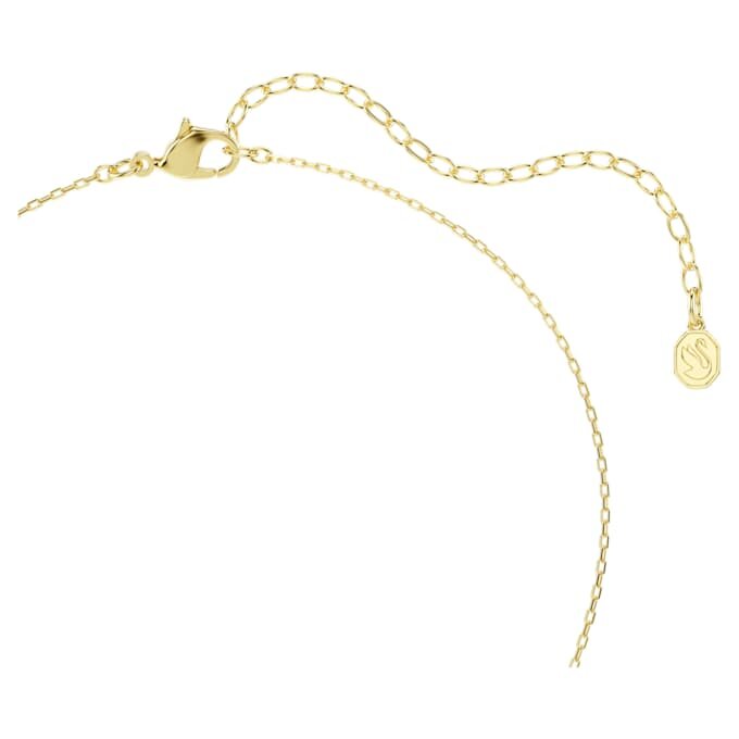Colgante Idyllia con cortes variados, corazón, llave, rosa, chapado en tono dorado Colgante Idyllia con cortes variados, corazón, llave, rosa, chapado en tono dorado