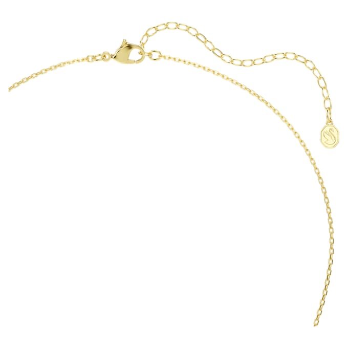 Colgante Idyllia con cortes variados, corazón, rosa, chapado en tono dorado Colgante Idyllia con cortes variados, corazón, rosa, chapado en tono dorado