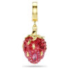 Colgante Idyllia con cortes variados, fresa, rojo, chapado en tono dorado Colgante Idyllia con cortes variados, fresa, rojo, chapado en tono dorado