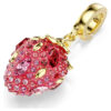 Colgante Idyllia con cortes variados, fresa, rojo, chapado en tono dorado Colgante Idyllia con cortes variados, fresa, rojo, chapado en tono dorado