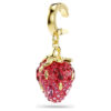 Colgante Idyllia con cortes variados, fresa, rojo, chapado en tono dorado Colgante Idyllia con cortes variados, fresa, rojo, chapado en tono dorado