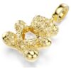Colgante Idyllia con cortes variados, osito, tono dorado, chapado en tono dorado Colgante Idyllia con cortes variados, osito, tono dorado, chapado en tono dorado