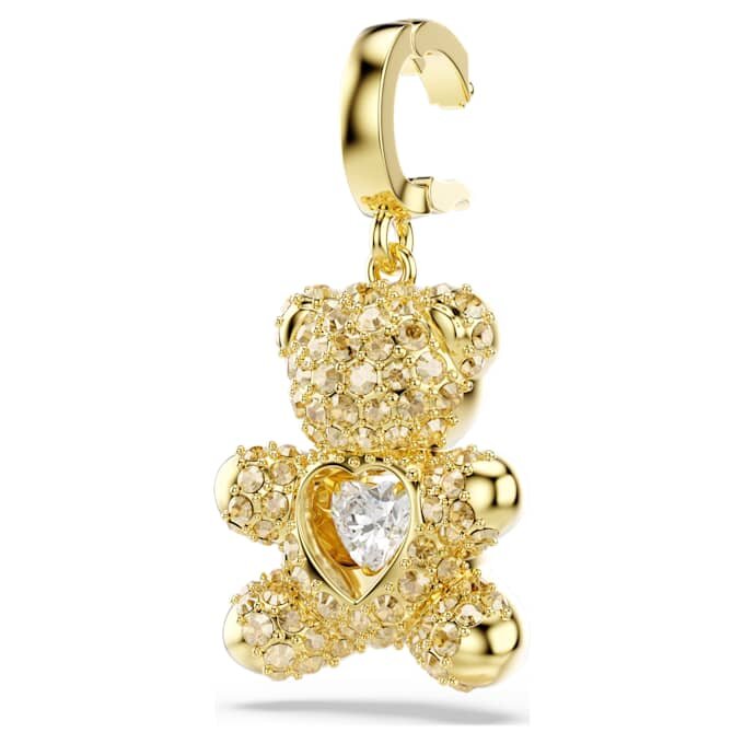 Colgante Idyllia con cortes variados, osito, tono dorado, chapado en tono dorado Colgante Idyllia con cortes variados, osito, tono dorado, chapado en tono dorado