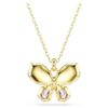 Colgante Idyllia con cortes variados, pavé, mariposa, multicolor, chapado en tono dorado Colgante Idyllia con cortes variados, pavé, mariposa, multicolor, chapado en tono dorado