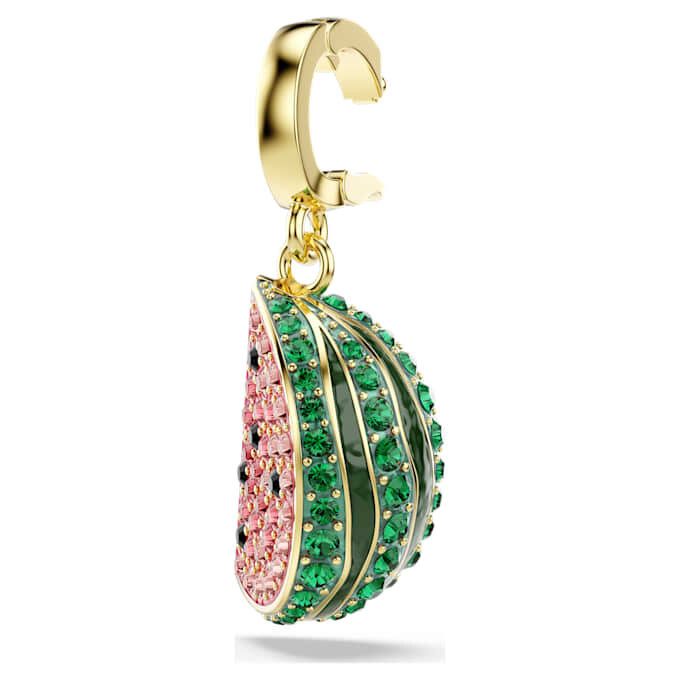 Colgante Idyllia con cortes variados, sandía, multicolor, chapado en tono dorado Colgante Idyllia con cortes variados, sandía, multicolor, chapado en tono dorado