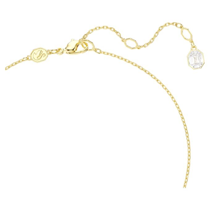 Colgante Idyllia con perlas de cristal, cortes variados, flor, multicolor, chapado en tono dorado Colgante Idyllia con perlas de cristal, cortes variados, flor, multicolor, chapado en tono dorado