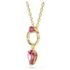 Colgante Mesmera con cortes variados, rojo, chapado en tono dorado Colgante Mesmera con cortes variados, rojo, chapado en tono dorado