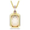 Colgante Millenia con corte octogonal, color caramelo, chapado en tono dorado Colgante Millenia con corte octogonal, color caramelo, chapado en tono dorado