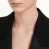Colgante octogonal con diamantes cultivados en laboratorio, 0,5 ct en total, forma octogonal, oro blanco de 14K Colgante octogonal con diamantes cultivados en laboratorio, 0,5 ct en total, forma octogonal, oro blanco de 14K
