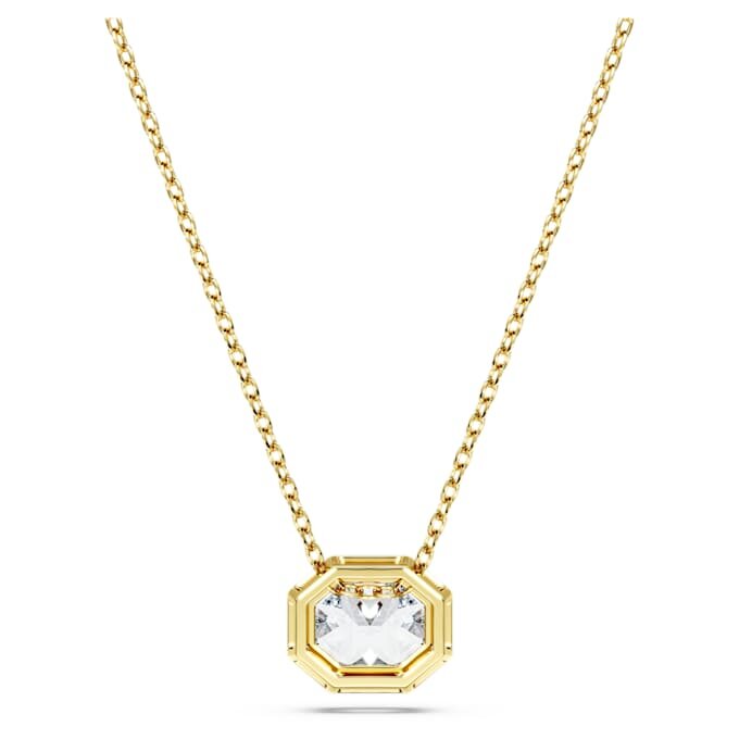 Colgante octogonal con diamantes cultivados en laboratorio de 1,0 ct en total, forma octogonal, oro amarillo de 14K Colgante octogonal con diamantes cultivados en laboratorio de 1,0 ct en total, forma octogonal, oro amarillo de 14K