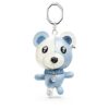 Colgante para bolso con osito, azul, chapado en rodio Colgante para bolso con osito, azul, chapado en rodio