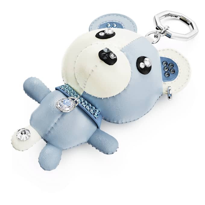 Colgante para bolso con osito, azul, chapado en rodio Colgante para bolso con osito, azul, chapado en rodio