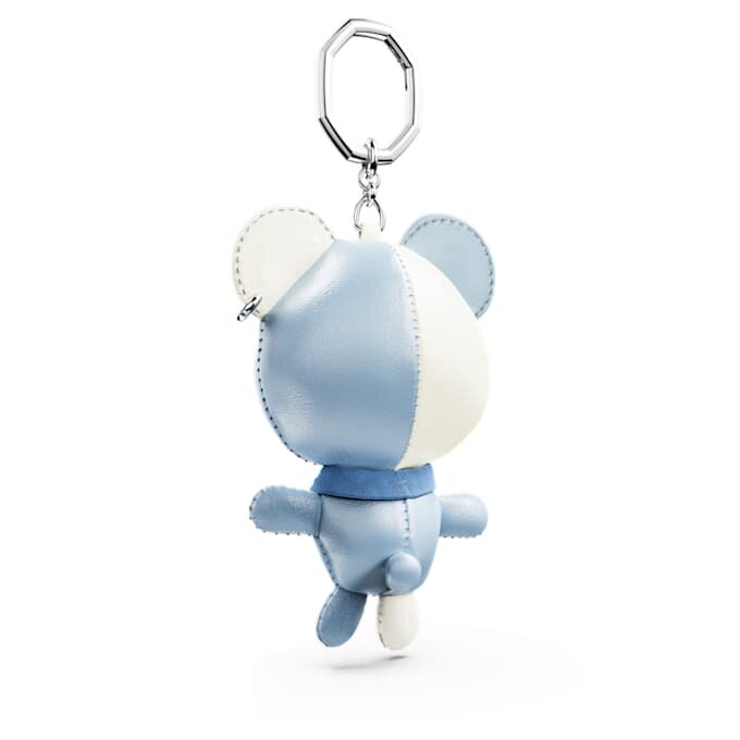 Colgante para bolso con osito, azul, chapado en rodio Colgante para bolso con osito, azul, chapado en rodio