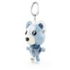 Colgante para bolso con osito, azul, chapado en rodio Colgante para bolso con osito, azul, chapado en rodio