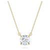 Colgante solitario «Eternity» con diamantes cultivados en laboratorio, 1 Ct en total, forma redonda, oro amarillo de 14K Colgante solitario «Eternity» con diamantes cultivados en laboratorio, 1 Ct en total, forma redonda, oro amarillo de 14K