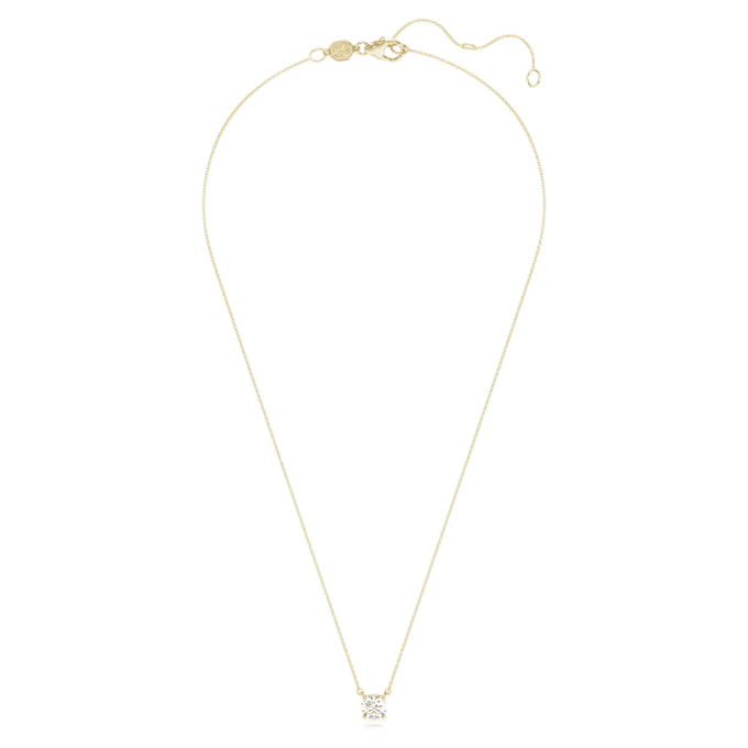 Colgante solitario «Eternity» con diamantes cultivados en laboratorio, 1 Ct en total, forma redonda, oro amarillo de 14K Colgante solitario «Eternity» con diamantes cultivados en laboratorio, 1 Ct en total, forma redonda, oro amarillo de 14K