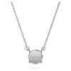 Colgante solitario «Eternity» con diamantes cultivados en laboratorio, 1 Ct en total, forma redonda, oro blanco de 14K Colgante solitario «Eternity» con diamantes cultivados en laboratorio, 1 Ct en total, forma redonda, oro blanco de 14K