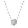 Colgante solitario «Eternity Halo» con diamantes cultivados en laboratorio, 0,59 ct en total, forma redonda, oro blanco de 14K Colgante solitario «Eternity Halo» con diamantes cultivados en laboratorio, 0,59 ct en total, forma redonda, oro blanco de 14K