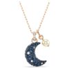 Colgante Sublima con perla de cristal, luna, multicolor, chapado en tono oro rosa Colgante Sublima con perla de cristal, luna, multicolor, chapado en tono oro rosa