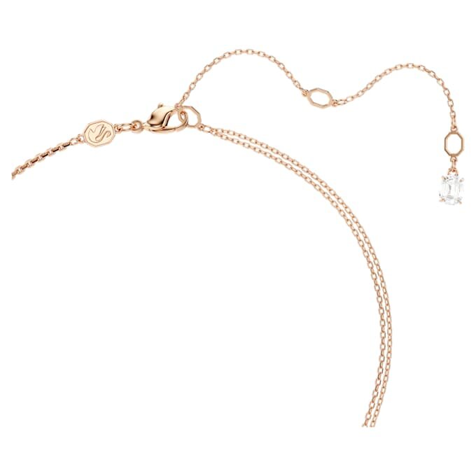 Colgante Symbolica con pavé, herradura, blanco, chapado en tono oro rosa Colgante Symbolica con pavé, herradura, blanco, chapado en tono oro rosa