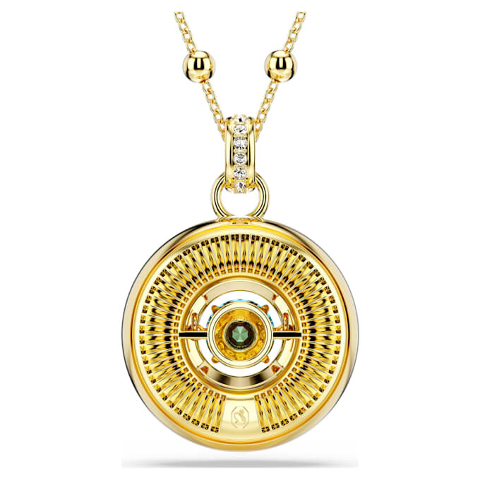 Colgante Symbolica «Ojo del mal», mediano, multicolor, chapado en tono dorado Colgante Symbolica «Ojo del mal», mediano, multicolor, chapado en tono dorado