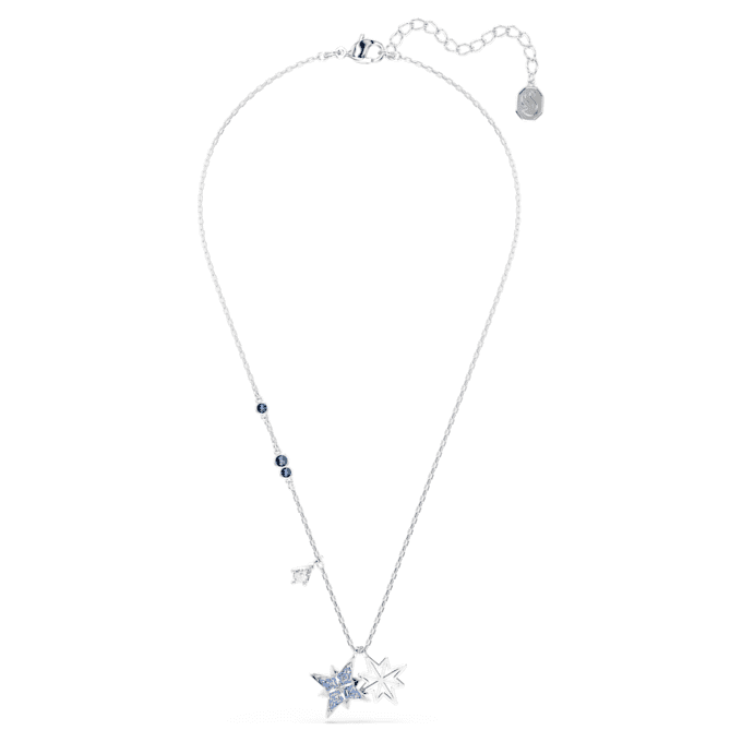 Colgante Symbolica Star, azul, chapado en rodio Colgante Symbolica Star, azul, chapado en rodio