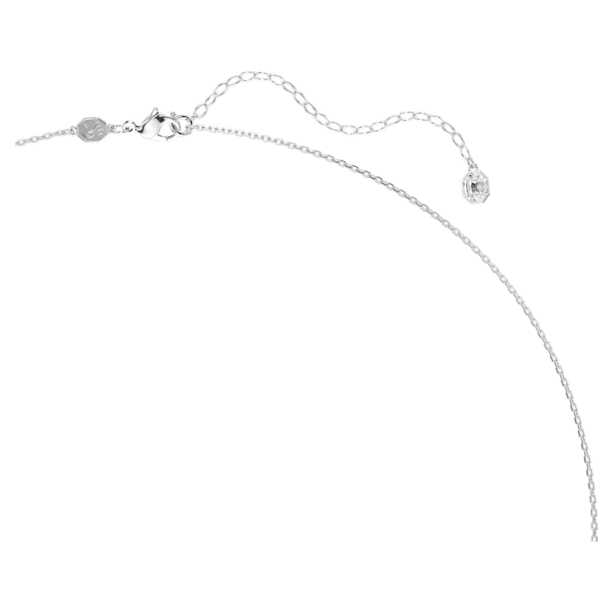 Colgante y broche Ariana Grande x Swarovski con perla de cristal, cortes mixtos, libélula, blanco, chapado en rodio Colgante y broche Ariana Grande x Swarovski con perla de cristal, cortes mixtos, libélula, blanco, chapado en rodio