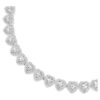 Collar Ariana Grande X Swarovski con cortes variados, corazón, blanco, chapado en rodio Collar Ariana Grande X Swarovski con cortes variados, corazón, blanco, chapado en rodio