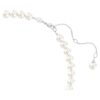 Collar Ariana Grande X Swarovski con perla de cristal, corte en forma de corazón, corazón, blanco, chapado en rodio Collar Ariana Grande X Swarovski con perla de cristal, corte en forma de corazón, corazón, blanco, chapado en rodio