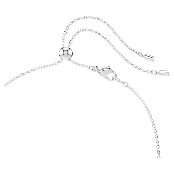 Collar Constella con cortes variados, blanco, chapado en rodio Collar Constella con cortes variados, blanco, chapado en rodio