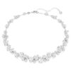 Collar Constella, corte redondo, blanco, chapado en rodio Collar Constella, corte redondo, blanco, chapado en rodio