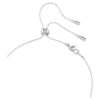 Collar Constella Y con perlas de cristal, tallas redondas, blanco, chapado en rodio Collar Constella Y con perlas de cristal, tallas redondas, blanco, chapado en rodio