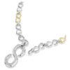 Collar Dextera Strandage de corte redondo, blanco, acabado en metales mixtos Collar Dextera Strandage de corte redondo, blanco, acabado en metales mixtos