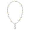 Collar Dextera Strandage de corte redondo, blanco, acabado en metales mixtos Collar Dextera Strandage de corte redondo, blanco, acabado en metales mixtos