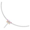Collar en Y Ariana Grande X Swarovski con cortes variados, libélula, multicolor, chapado en rodio Collar en Y Ariana Grande X Swarovski con cortes variados, libélula, multicolor, chapado en rodio