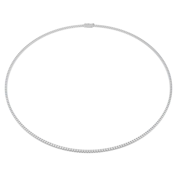 Collar «Eternity Tennis» con diamantes cultivados en laboratorio, 3 Ct en total, forma redonda, oro blanco de 14K Collar «Eternity Tennis» con diamantes cultivados en laboratorio, 3 Ct en total, forma redonda, oro blanco de 14K