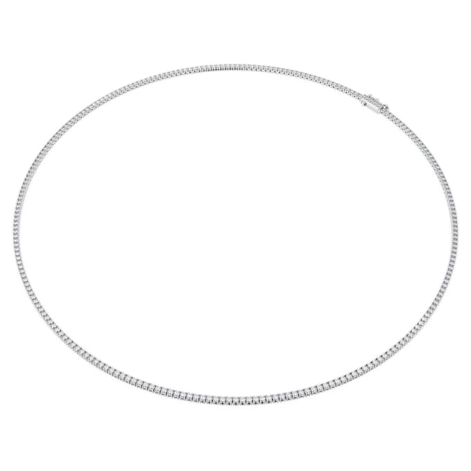 Collar «Eternity Tennis» con diamantes cultivados en laboratorio, 3 Ct en total, forma redonda, oro blanco de 14K Collar «Eternity Tennis» con diamantes cultivados en laboratorio, 3 Ct en total, forma redonda, oro blanco de 14K