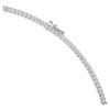 Collar «Eternity Tennis» con diamantes cultivados en laboratorio, 7 Ct Tw, forma redonda, oro blanco de 14K Collar «Eternity Tennis» con diamantes cultivados en laboratorio, 7 Ct Tw, forma redonda, oro blanco de 14K