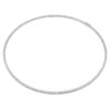 Collar «Eternity Tennis» con diamantes cultivados en laboratorio, 7 Ct Tw, forma redonda, oro blanco de 14K Collar «Eternity Tennis» con diamantes cultivados en laboratorio, 7 Ct Tw, forma redonda, oro blanco de 14K
