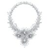 Collar Galaxy con diamantes cultivados en laboratorio, 156,62 Ct en total, formas variadas, oro blanco de 18 quilates Collar Galaxy con diamantes cultivados en laboratorio, 156,62 Ct en total, formas variadas, oro blanco de 18 quilates