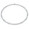 Collar «Galaxy Tennis» con diamantes cultivados en laboratorio, 47,27 Ct en total, formas variadas, oro blanco de 18K Collar «Galaxy Tennis» con diamantes cultivados en laboratorio, 47,27 Ct en total, formas variadas, oro blanco de 18K