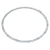 Collar «Galaxy Tennis» con diamantes cultivados en laboratorio, 47,27 Ct en total, formas variadas, oro blanco de 18K Collar «Galaxy Tennis» con diamantes cultivados en laboratorio, 47,27 Ct en total, formas variadas, oro blanco de 18K