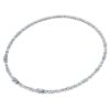 Collar «Galaxy Tennis» con diamantes cultivados en laboratorio, 47,27 Ct en total, formas variadas, oro blanco de 18K Collar «Galaxy Tennis» con diamantes cultivados en laboratorio, 47,27 Ct en total, formas variadas, oro blanco de 18K