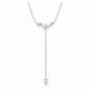 Collar Galaxy Y con diamantes cultivados en laboratorio, 0,7 ct en total, formas variadas, plata de ley Collar Galaxy Y con diamantes cultivados en laboratorio, 0,7 ct en total, formas variadas, plata de ley