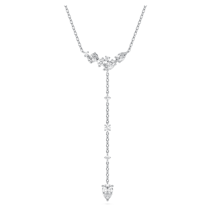 Collar Galaxy Y con diamantes cultivados en laboratorio, 0,7 ct en total, formas variadas, plata de ley Collar Galaxy Y con diamantes cultivados en laboratorio, 0,7 ct en total, formas variadas, plata de ley