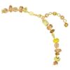 Collar Gema con cortes variados, amarillo, chapado en tono dorado Collar Gema con cortes variados, amarillo, chapado en tono dorado